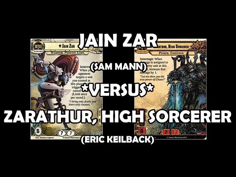 Jain Zar (Proxy) versus Zarathur, High Sorcerer - Warhammer 40,000: Conquest