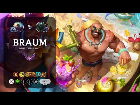 Braum Support vs Pyke - KR Master Patch 13.13