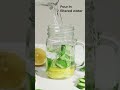 Detox water recipe for weight loss -- cucumber, lemon, mint