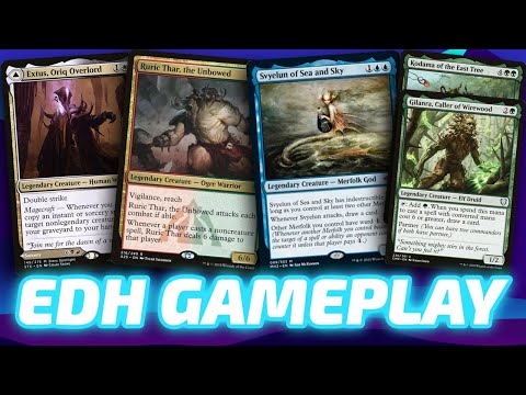 Extus vs Ruric Thar vs Svyelun vs Kodama & Gilanra [Live EDH Commander VOD] 2021