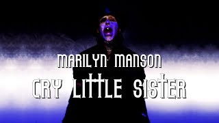 Marilyn Manson - Cry little sister lyric video