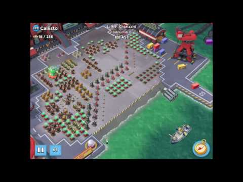 Boom Beach- INSANE Callisto Solo on Chokepoint