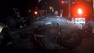 【車禍影片】不出意外的話，馬上就要出意外了（2025.09.16 新北市三重區重新堤外道