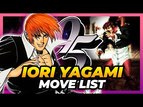 IORI YAGAMI MOVE LIST - The King of Fighters '95 (KOF95)