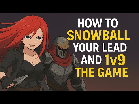 HOW TO SNOWBALL YOUR LEAD AND 1 V 9 ANY GAME │ Katarina Guide │ League of Legends │Master MMR │