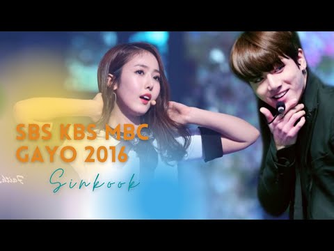 161226 SBS 161229 KBS 161231 MBC Gayo Sinkook Moment