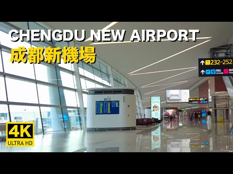 Fazendo check-in no aeroporto internacional de outra metrópole recém-inaugurada na China, o Aeroporto Internacional de Chengdu Tianfu