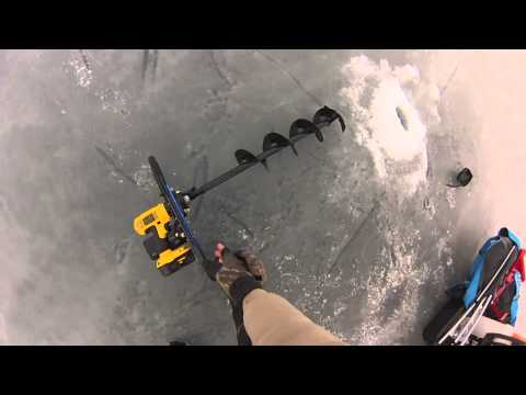 Best ever Clam Ice fishing plate for electric auger extension with power drill
