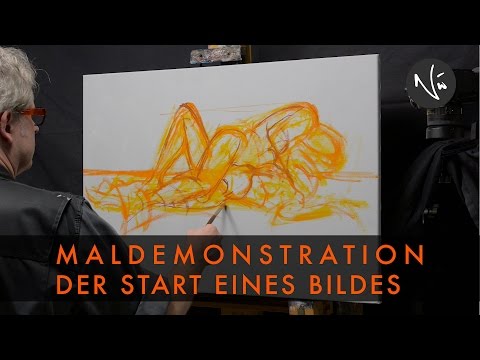 MALDEMONSTRATION - Der Start eines Bildes
