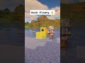 Splash In Minecraft With This Epic Duck Floaty Build Hack ‍ ️ Shorts
