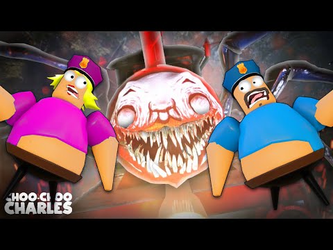 BARRY SECRET FAMILY ESCAPES FROM CHOO CHOO CHARLES - ( Scary Obby ) - Roblox Animation