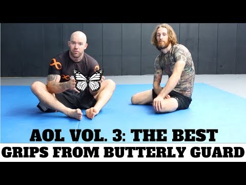 Grips from butterfly guard : Sample from Art Of Learning Vol. 3  - No gi