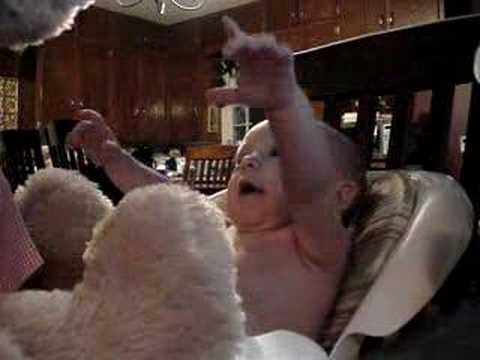 Kaden laughing at me!