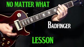 how to play "No Matter What" on guitar by Badfinger | electric guitar lesson tutorial | LESSON