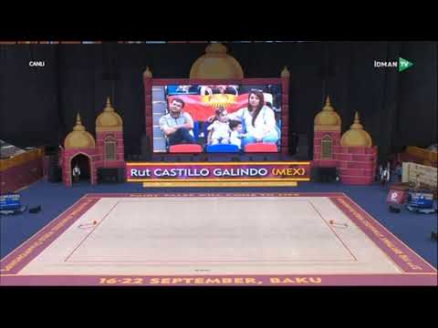 CASTILLO GALINDO Rut Hoop Qualification World Championships Baku 2019