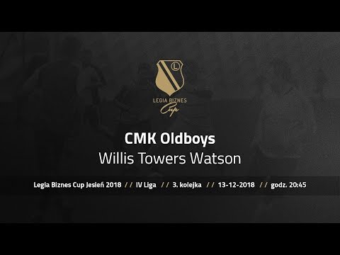 Skrót spotkania CMK Oldboys - Willis Towers Watson ( Legia Biznes Cup Jesień 2018 )