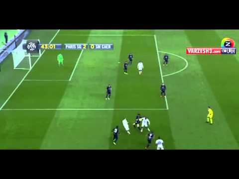 psg 2 2 caen ibrahimovich