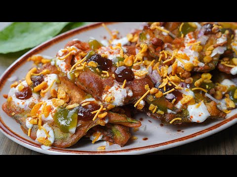 Palak Patta chaat recipe | palak patta chaat street food | Crispy palak patta chaat
