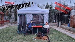 Sobalı Kamp Çadırı  Kurulumu -  Bu Bildiğiniz Çadırlardan DEĞİL . ! Çok Farklı