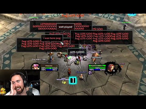 Asmongold Reacts to the WORLD FIRST Level 60 in Hardcore WoW