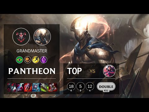 Pantheon Top vs Irelia - BR Grandmaster Patch 10.25