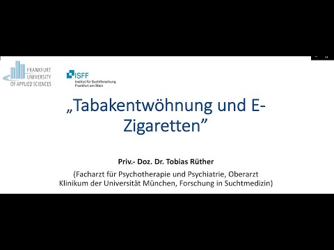 3. Fachtagung E-Zigaretten – Teil 2 - Priv.- Doz. Dr. Tobias Rüther