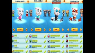 Download lagu Angela vs Neon Angela vs Agent Angela vs Super Angela | Tom Gold Run 2017 mp3