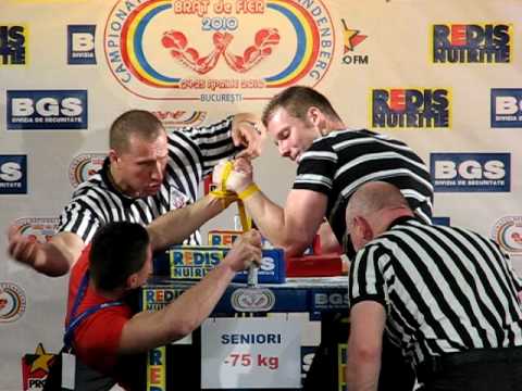 Viorel Dobrin Vs. Marian Rotaru (2) - 75kg - mana stanga - CNS 2010