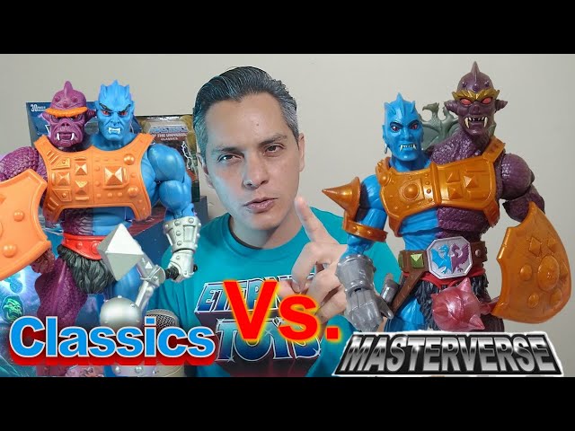 Vídeo relacionado con Masters of the Universe Masters del Universo MOTU Two-Bad Figura de acción grande con accesorios, juguete +4 años (Mattel HLB59)