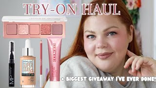 Try-On Haul- ND Mini Starlette Palette | O/S Secure the Sweat Primer...GIVEAWAY OF THE YEAR(closed)