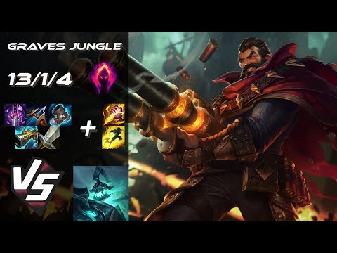 JUNGLE Graves vs Hecarim - NA Challenger Patch 14.19