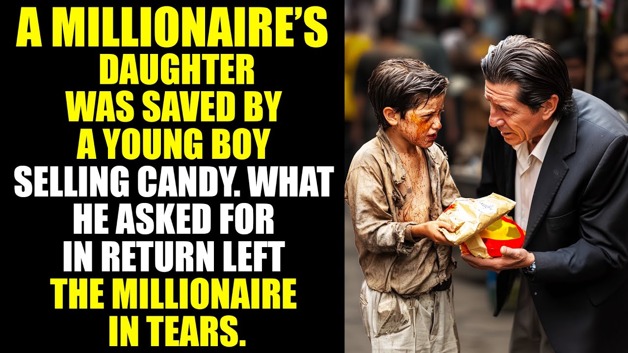 A Poor Boy Saved a Millionaire Daughter..What He Asked in Return Brought the Millionaire to Tears...