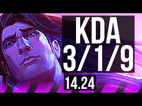 TARIC & Singed vs BRAUM & Ezreal (SUP) | 3/1/9 | KR Master | 14.24