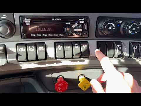 Kenworth T680 Regeneration wird eingeleitet