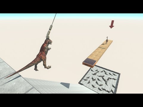 🧗🏼‍♂️ Epic Bungee Jumping | Who Can Survive? - Animal Revolt Battle Simulator