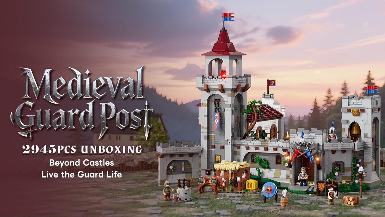 Lumibricks Medieval Guard Post – Wachposten mit LED-Beleuchtung Lumibricks Medieval Guard Post – Wachposten mit LED-Beleuchtung