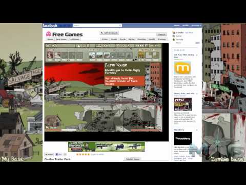 Zombie Trailer Park Facebook Game Walkthrough - 4 - Trash Talks, Dead Walks