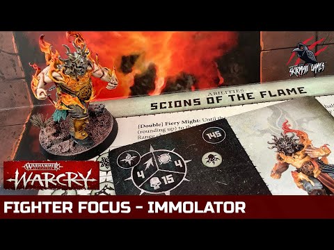 IMMOLATOR - WARCRY FIGHTERS IN FOCUS #5 - Scions of the Flame Warhammer Warcry Warband Catacombs