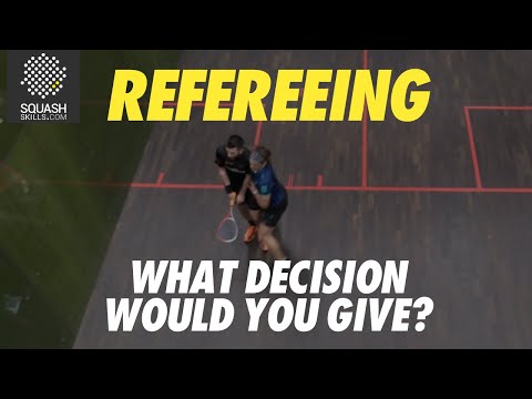 Squash Refereeing: Paul Coll v Daryl Selby - Stroke