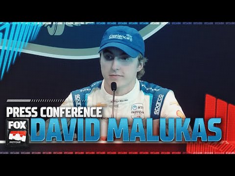 Indy 500 Post-Race Presser: David Malukas | INDYCAR on FOX