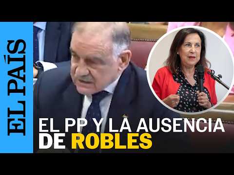 El PP critica la AUSENCIA de ROBLES en el SENADO | EL PAÍS