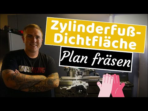 Motorblock-Dichtfläche planen / Goose Racing