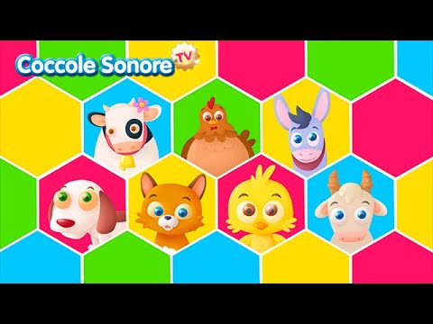 Nella vecchia fattoria - Italian Songs for children - Coccole Sonore