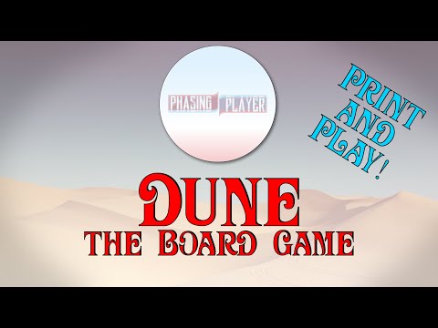 Making Dune, the Board Game [Print and Play]