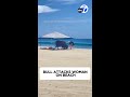 Bull Attacks Person On Mexican Beach As Onlookers Scream