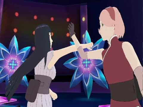 Sakura vs Hinata (MMD) FIGHT