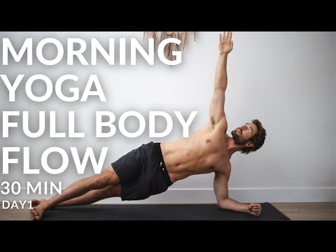 30 min Morning Yoga Workout | Full Body Yoga Flow - Day 1| Yoga With Tim