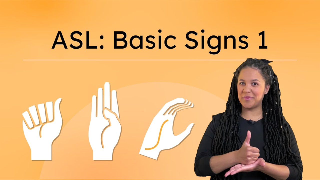 Basic Signs: Part 1 - American Sign Language for Kids!