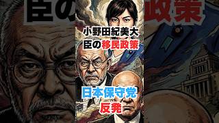 小野田紀美の移民政策　日本保守党反発