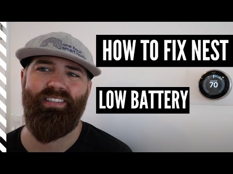 Nest Low Battery Fix!